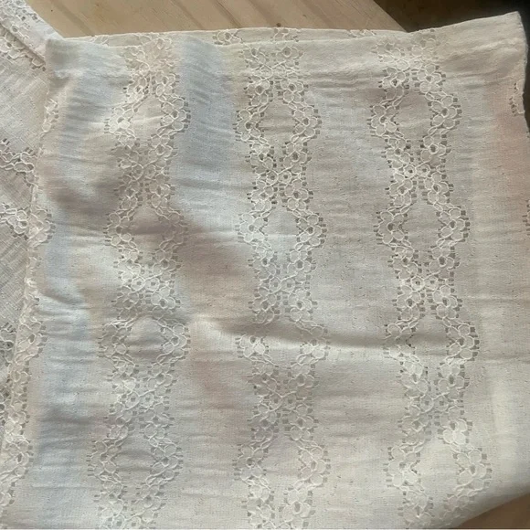 Zara NWT Embroidered Eyelet Cropped Jumpsuit - Picture 13 of 13